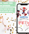 Spidey Invite with Photo | Video Invitation | Instant Download