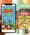 Toy Story Invitation with Photo | Video Invite | Instant Download