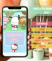Sanrio Kitty & Friends Invitation | Photo Video Invite | Done-For-You or DIY