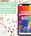 Trolls Invitation with Photo | Video Invite | Instant Download