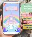 Cinnamoroll Invitation | Sanrio Video Invite with Photo | Instant Download