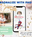 Spidey Invite with Photo | Video Invitation | Instant Download