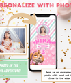 Pink Paw Patrol Skye Invitation | Video Photo Invite | DIY or Done-For-You