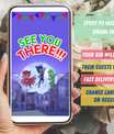 PJ Masks Invitation with Photo | Video Invite | Instant Download