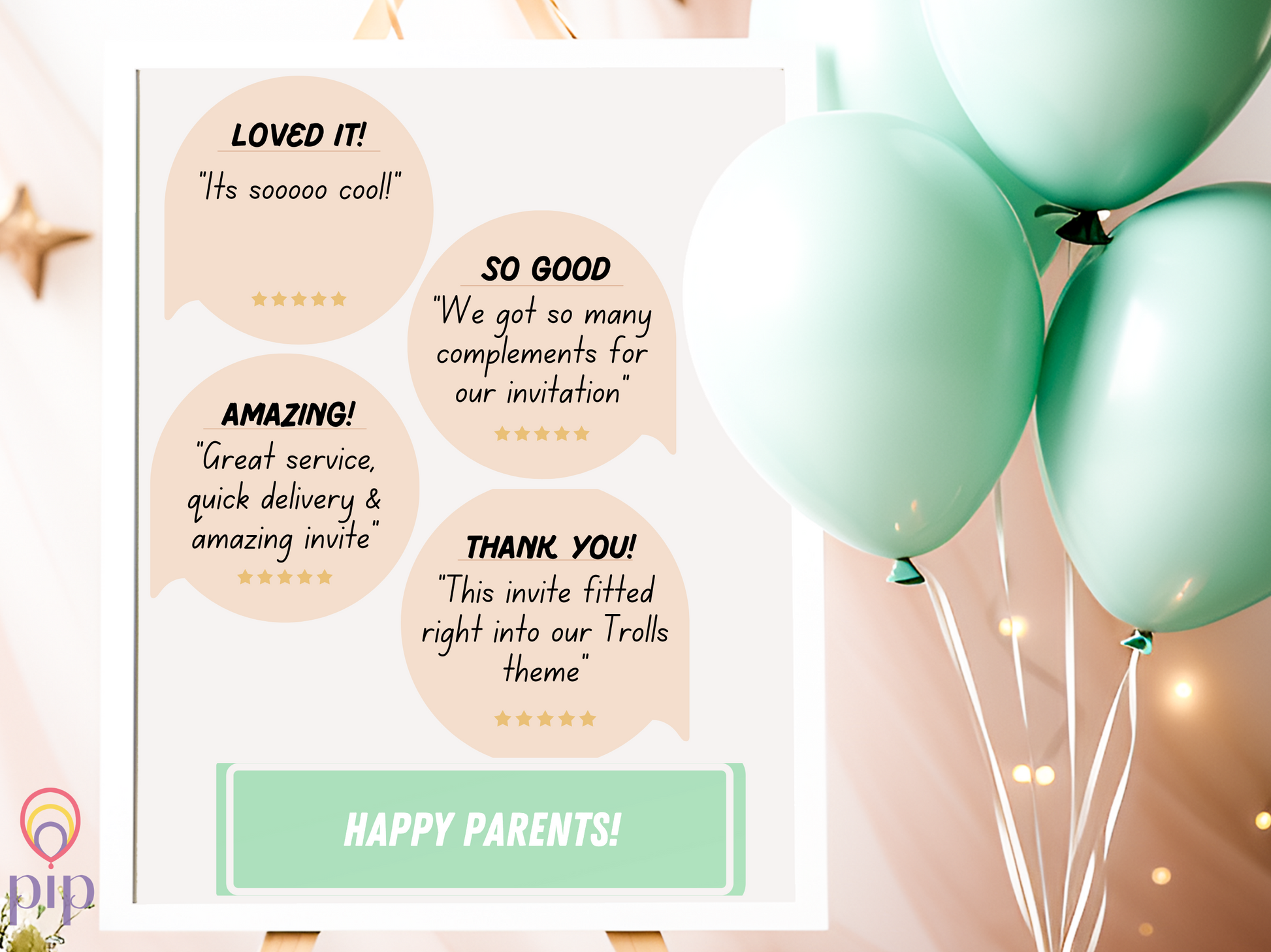 Trolls Invitation with Photo | Video Invite | Instant Download