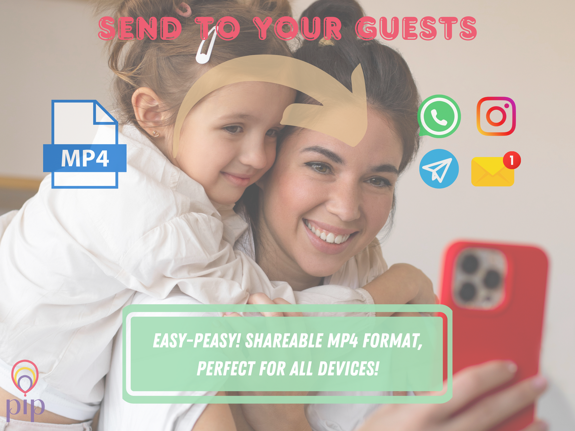 Minnie Mouse Invitation with Photo | Video Invite | Instant Download