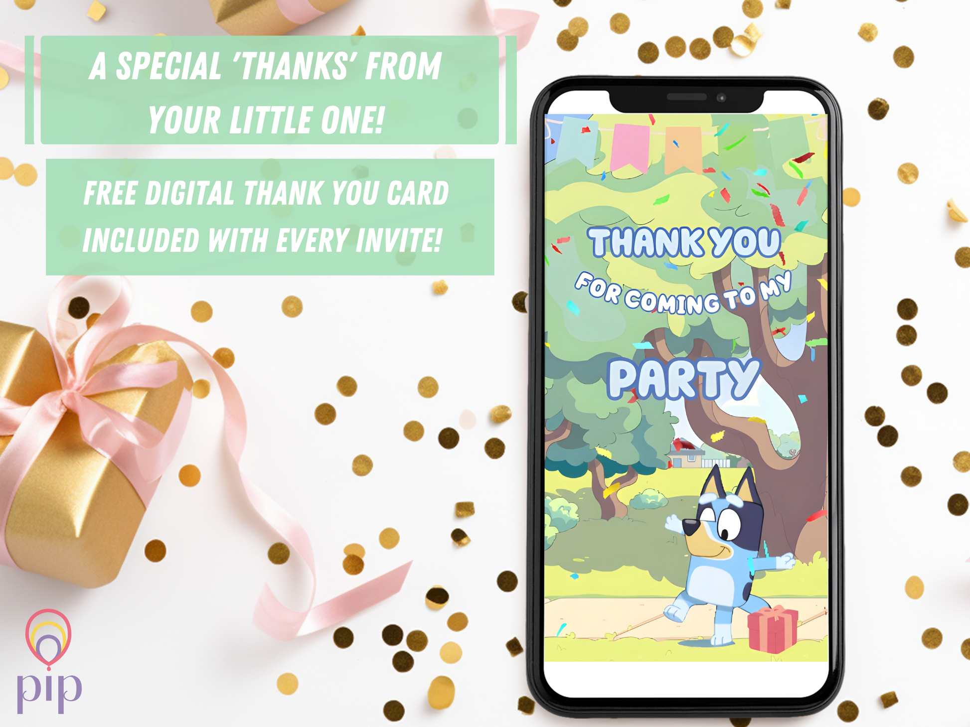 Bluey Invitation | Video Invite | Instant Download or Done-For-You