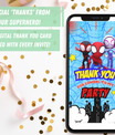 Spidey Invitation with Photo | Video Invite | Instant Download