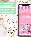 Minnie Mouse Invitation with Photo | Video Invite | Instant Download