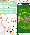 Ninja Turtle Invitation | Photo Video Invite | Instant Download or Done-For-You