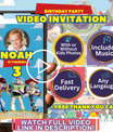 Toy Story Invitation with Photo | Video Invite | Instant Download