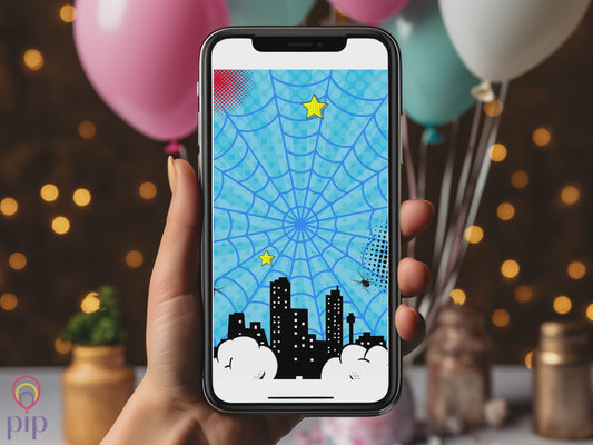 Spidey Invitation with Photo | Video Invite | Instant Download